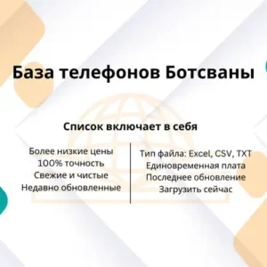 База телефонов Ботсваны