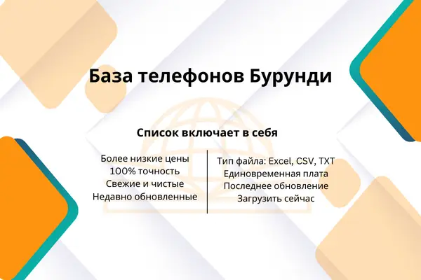 База телефонов Бурунди