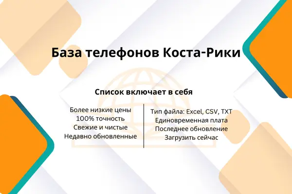 База телефонов Коста-Рики