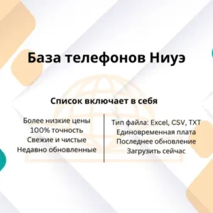 База телефонов Ниуэ