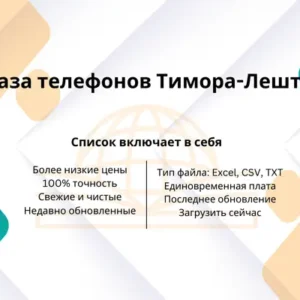 База телефонов Тимора-Лешти