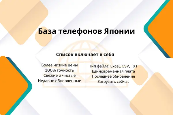 База телефонов Японии