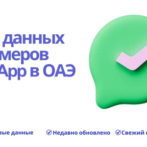 База данных номеров WhatsApp в ОАЭ
